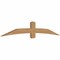 Ekena Millwork Bellingham Timber Gable Bracket, Western Red Cedar, 96"W x 16"H x 3 1/2"D x 5 1/2"F, 4/12 Pitch GBW096X16X0406BEL00SWR - alternate 3